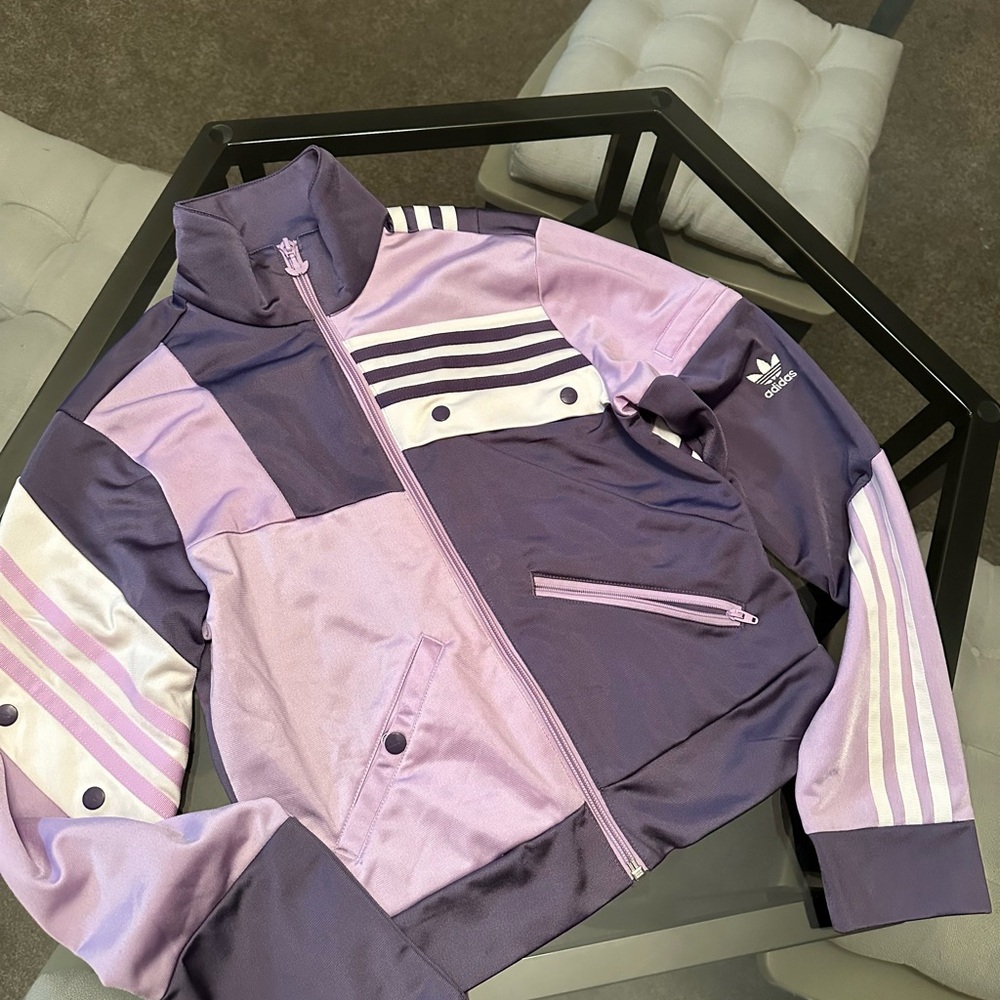 Adidas danielle cathari Dark Purple Zip-Up Jacket